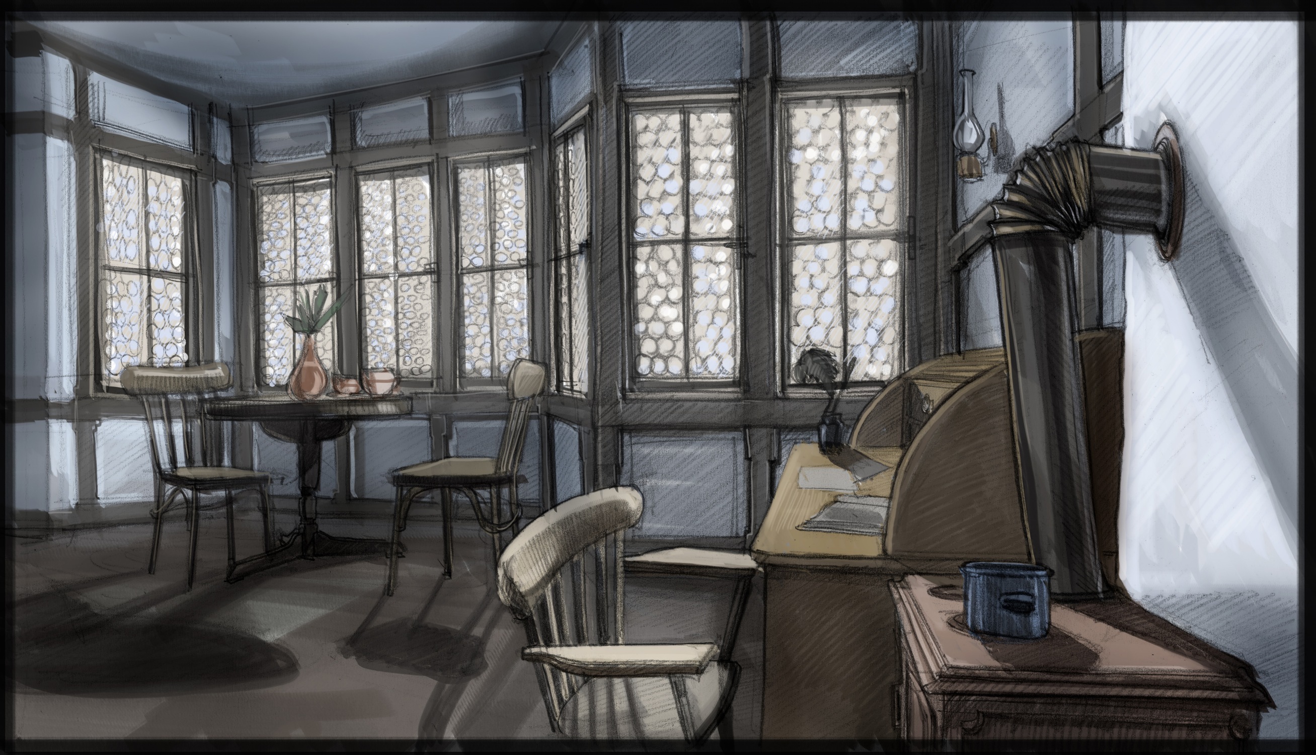 The Shadow - writers bedroom on north